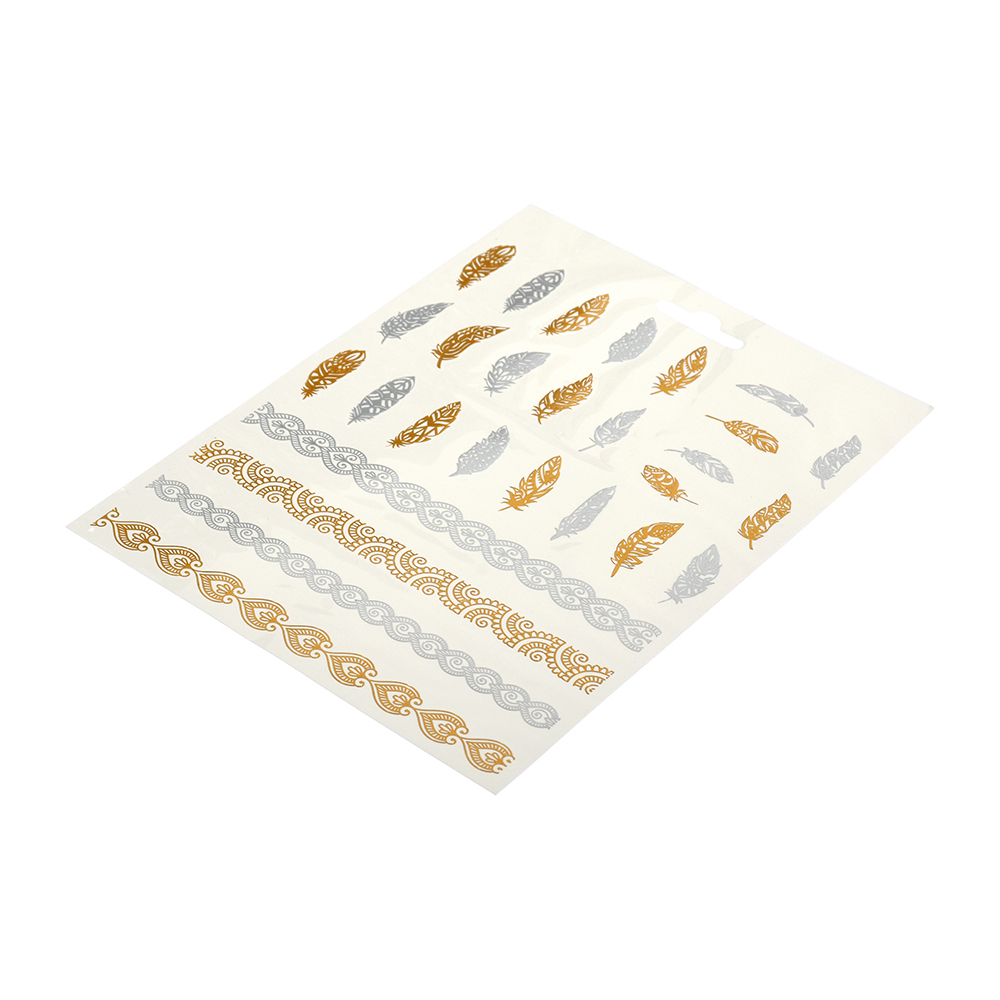 Наклейки переводные фольгированные Перышки - Marmiton фото 3