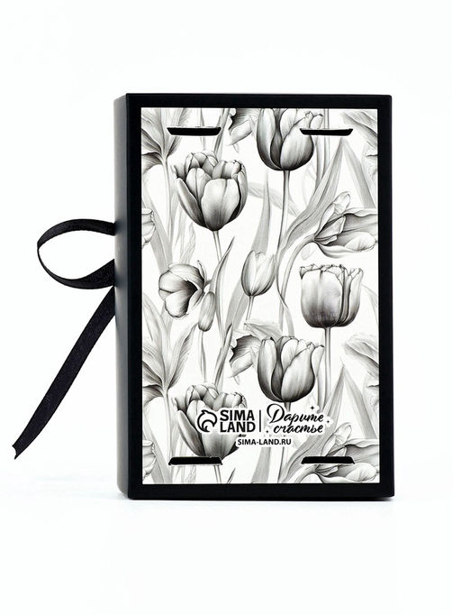 Цена за 5 шт. Коробка под бижутерию Чёрно-белая, 12?8.5?3 см