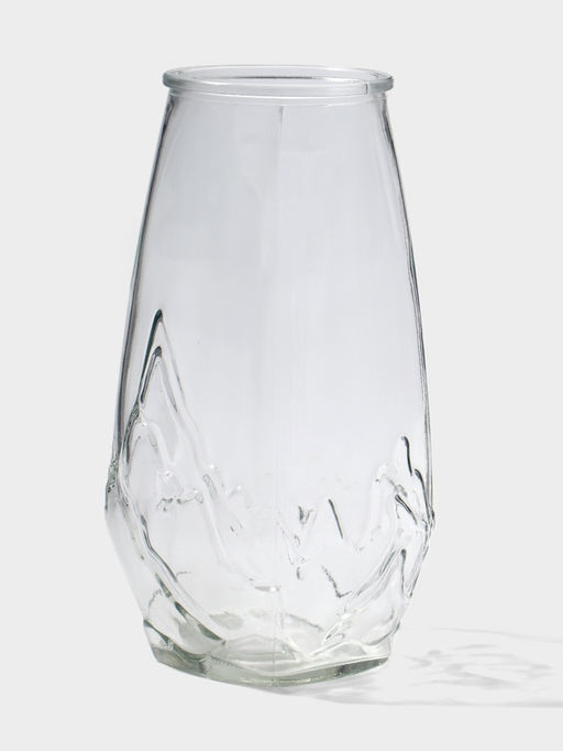 Ваза Мариба, 22?10.5 см, стекло, прозрачная