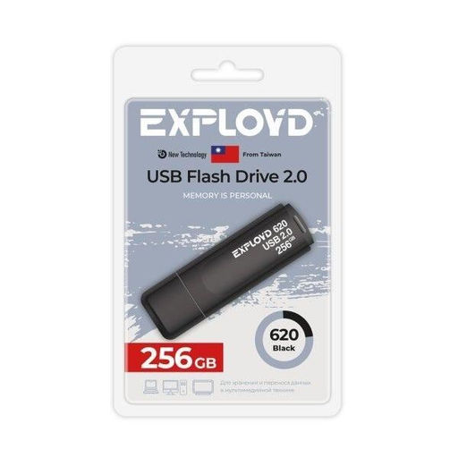 Флеш-накопитель 256Гб USB 2.0 "Exployd 620" черный