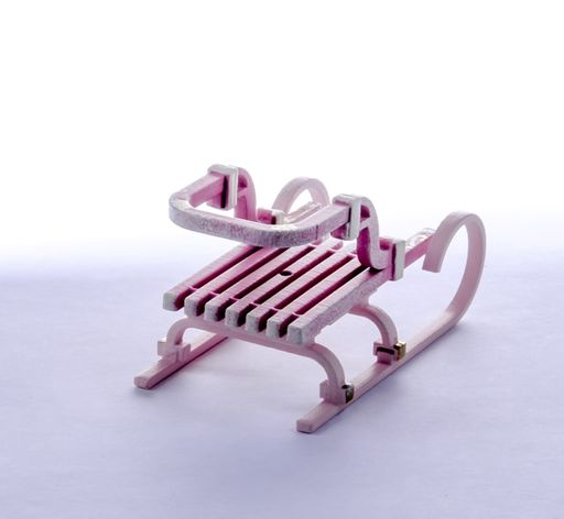 Елочные игрушки: Санки Большие 3015 - Idh фото 3