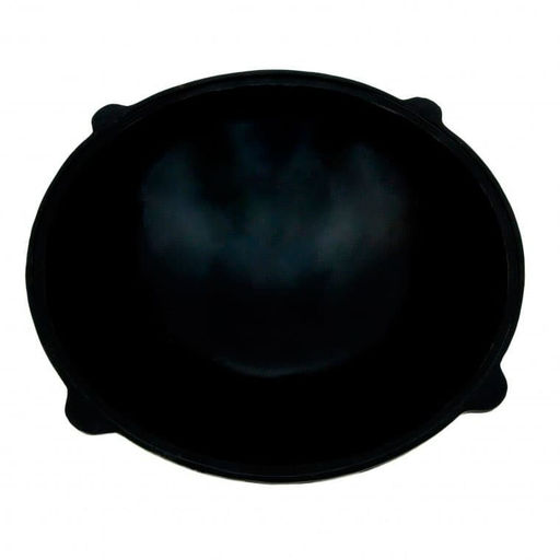 Казан 10,0 л чугунный Узбекский, круглое дно, с крышкой