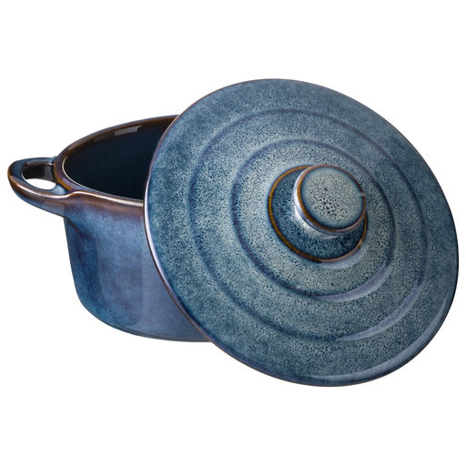 ГОРШОЧЕК ДЛЯ ЗАПЕКАНИЯ REACTIVE BLUE 18,5*14,5*6,5/10СМ 600 МЛ - Agness фото 5