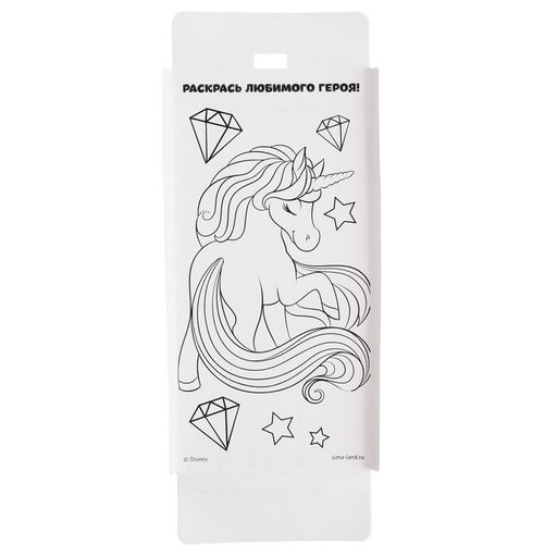 Цветные карандаши 12 цветов, «Единорог», Минни Маус