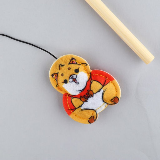 Дразнилка с игрушкой Хомяк, 6 см - Пушистое счастье фото 2