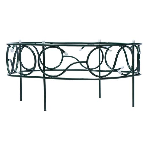 Грядка оцинкованная, 70×70×30 см, зелёная, «Декоративная»