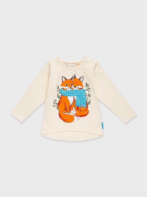 Молочный джемпер для девочки с принтом - Kogankids фото 22