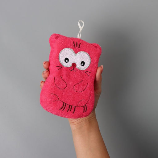 Мочалка для тела детская Доляна «Котики», для купания, МИКС