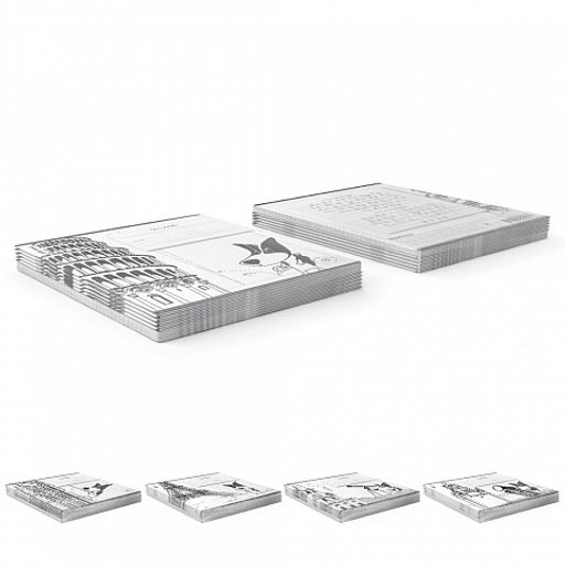 Цена за 10 шт. Тетрадь школьная ученическая ErichKrause Путешественник, 18 листов, линейка (в плёнке по 10 шт.)_MIX-PACK  фото 9