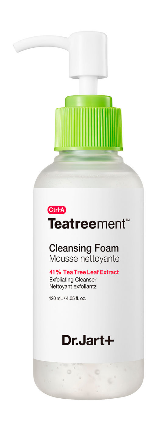 Dr.Jart+ Ctrl A Teatreement Cleansing Foam, 120ml - Лечебная гель-пенка для умывания с чайным деревом