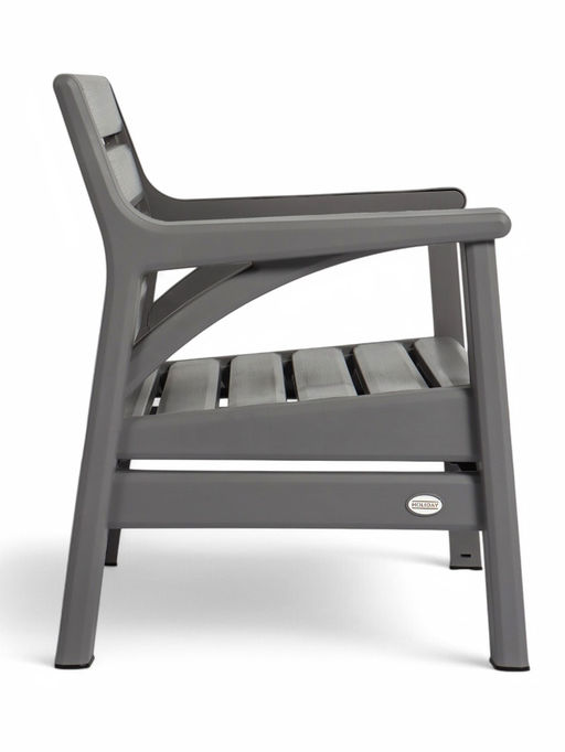 Набор садовой мебели «Евпатория»: 2 кресла, стол, двухместный диван, серый