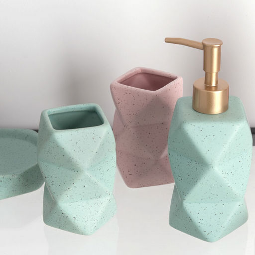 Стакан для ванной "Mint sand", керамика арт. 75025