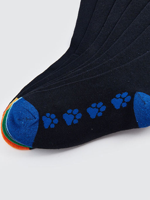 Desenli Erkek ?ocuk Soket ?orap 7li - Waikiki фото 3