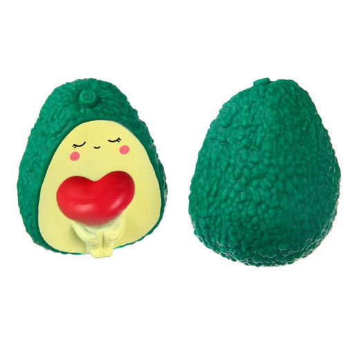 Резиновые игрушки для ванны Крошка Я «Авокадики», 6.5 см, с пищалкой, 2 шт.