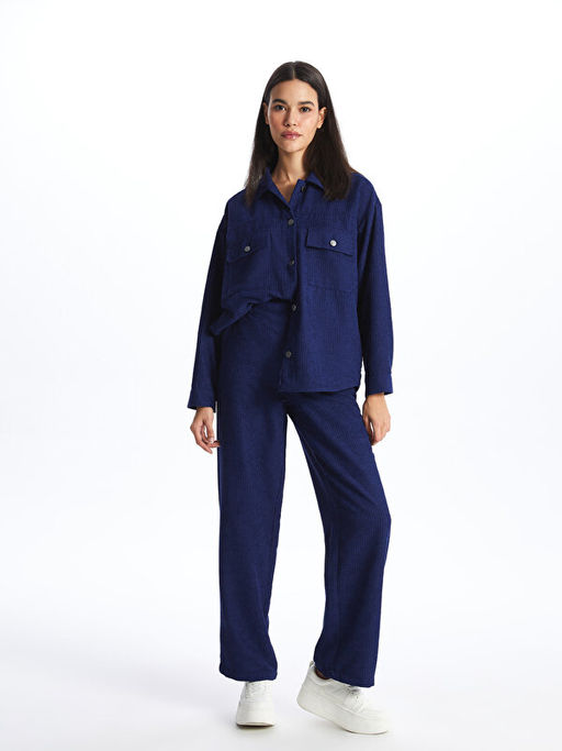 Kad?n Dar Fit D?z Pantolon