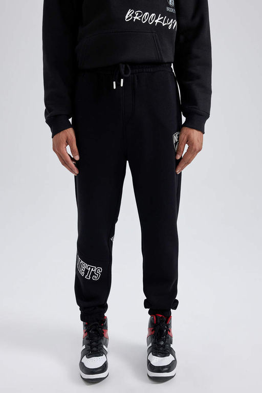 DeFactoFit Спортивные штаны стандартного кроя для бега NBA Brooklyn Nets фото 6