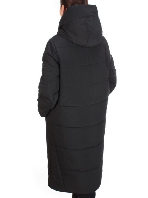 9069 BLACK Пальто зимнее женское CORUSKY (верблюжья шерсть)