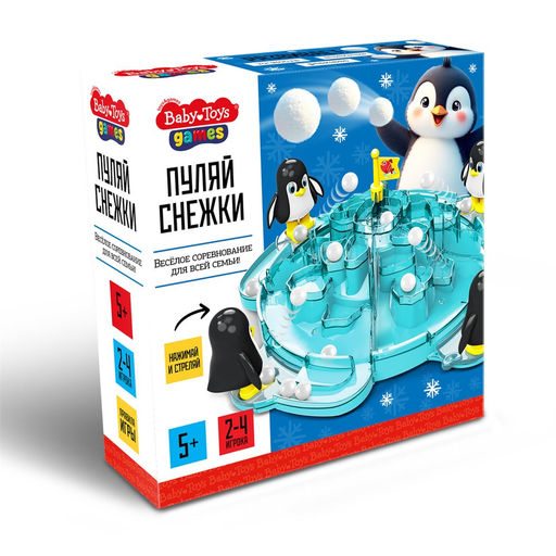Игра настольная "Пуляй снежки" (70067) 5+ "Baby Toys"
