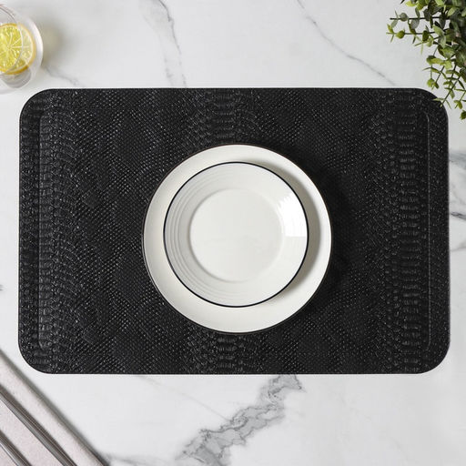 Салфетки сервировочные на стол Magistro, 2 шт., 30×45 см, чёрные