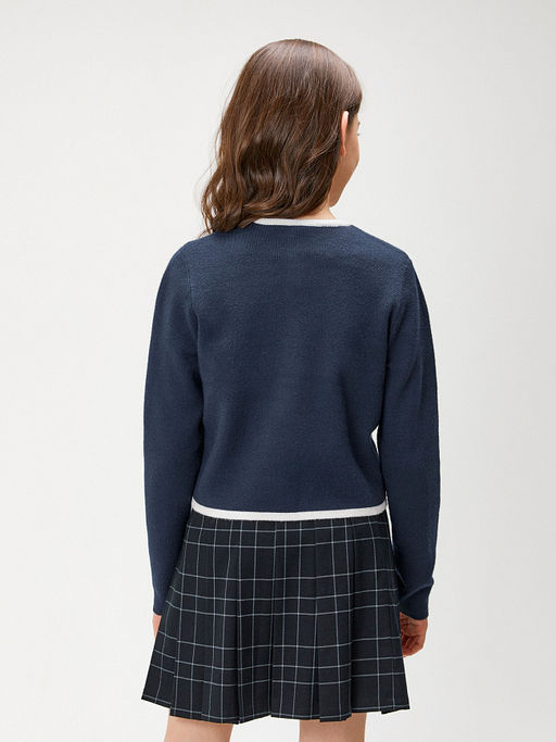 ACOOLA / Жакет детский для девочек Kayla темно-синий  фото 6