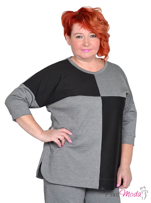 Туника Модель №1833 размеры 44-84 - Plusmoda фото 3