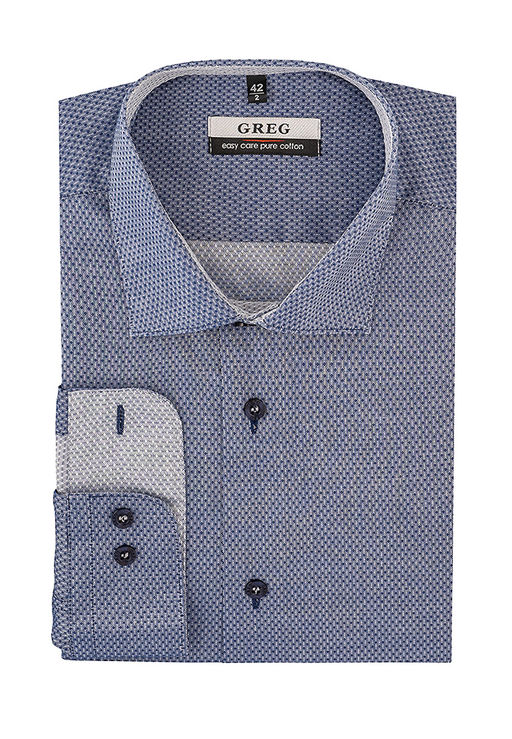 Сорочка мужская длинный рукав GREG 223/131/8179/ZV/1_GB  фото 3