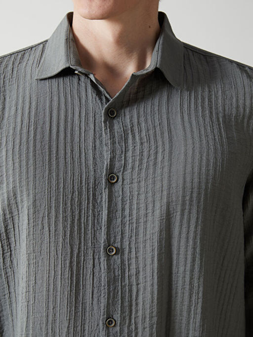 Regular Fit Uzun Kollu Erkek G?mlek