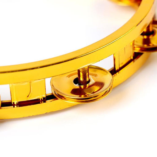 Музыкальная игрушка бубен Звонкий блеск, с металлическими бубенцами, цвета МИКС - Simaland фото 2