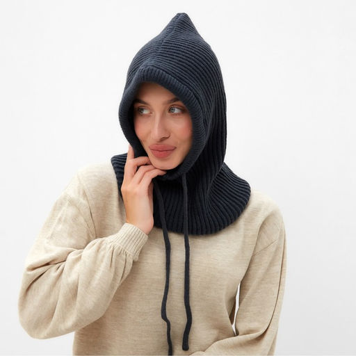 Чепчик женский MINAKU, one size 52-58, графит