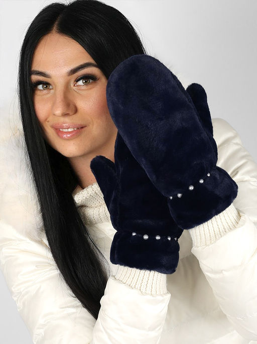 Варежки женские меховые Kim Lin - Dmdbs фото 4