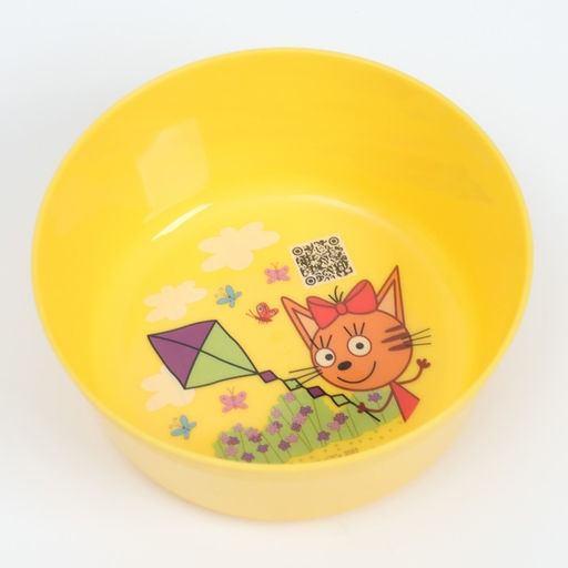 Цена за 2 шт. Тарелка детская Три Кота, 430 мл