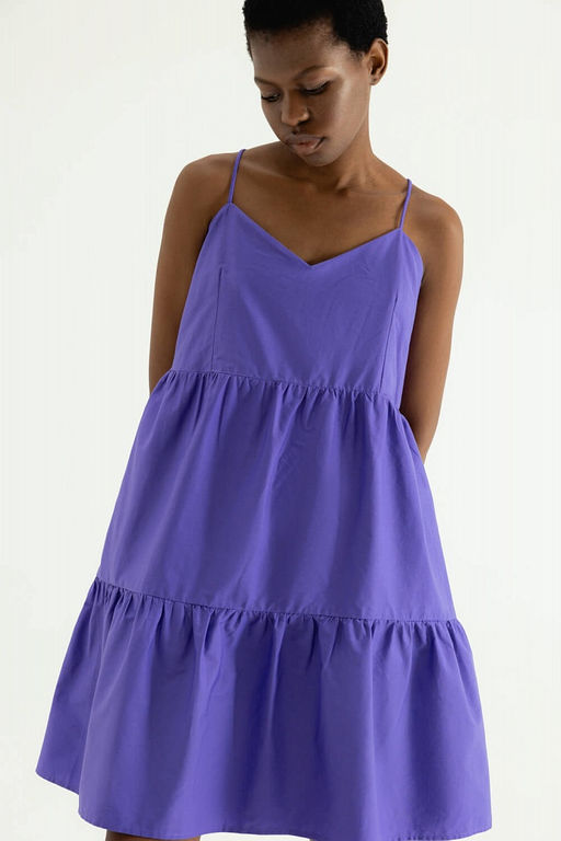 Ярко-голубое платье - Incity фото 3