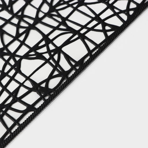 Набор салфеток сервировочных Доляна Милла, 4 шт, 3045 см, цвет чёрный  фото 5