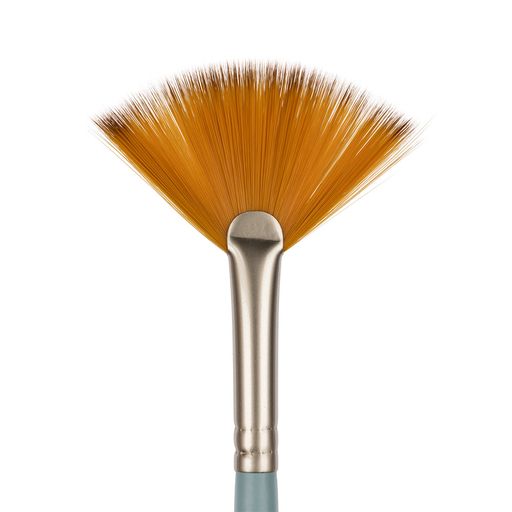 Кисть синтетика VISTA-ARTISTA 50235-08 веерная 10 шт короткая ручка №08  фото 3