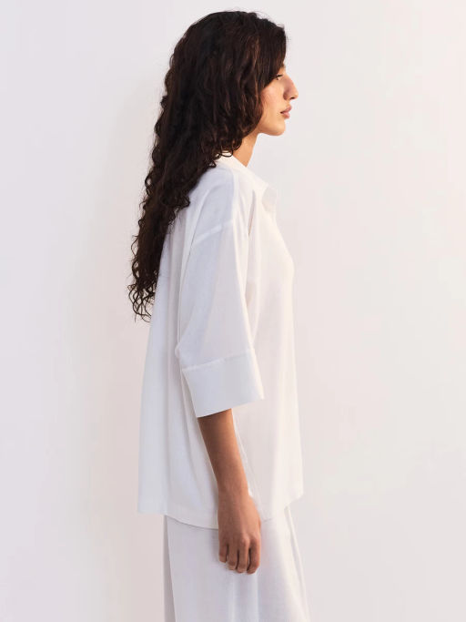 Льняная блуза свободного кроя ZR2605012001-2 / Zarina