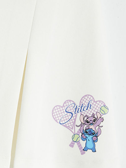Шорт-юбка для девочек с принтом Stitch