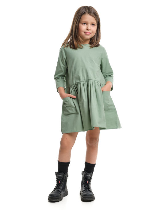 Платье для девочки UD 8073 фисташковый - Mini maxi фото 5