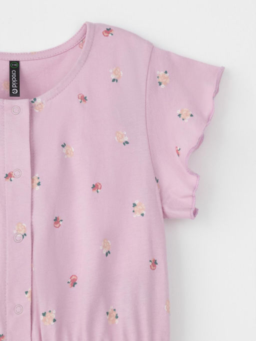 КР 5792-1/фламинго,мини розочки платье для дев