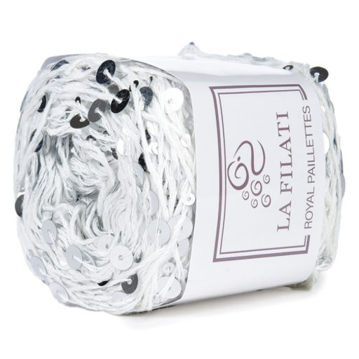 Royal Paillettes пряжа LA FILATI 55%%хлопок 45%пайетки 5х50г/120м