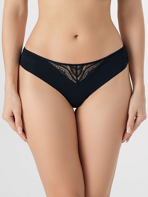 Цена за 2 штуки! Трусы женские бесшовные черные