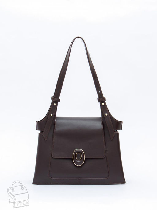 Сумка женская кожаная 2388Y coffee Polina&Eiterou  в Новосибирске