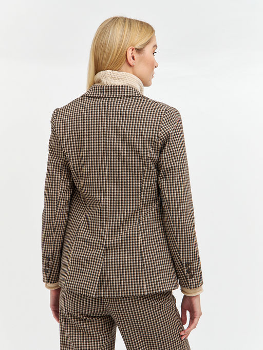 пиджак женский в коричневых цветах - Glenfield фото 8