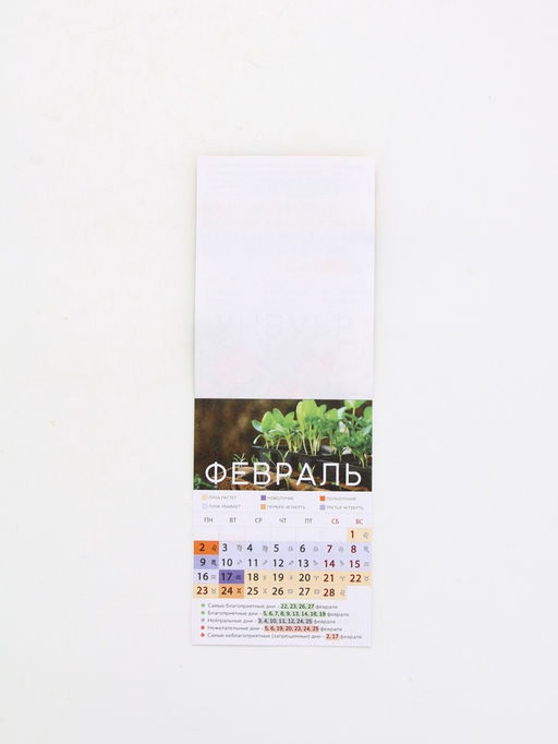 Цена за 2 шт. Календарь 2026 отрывной на магните «Садово-огородный», 9.5×13 см