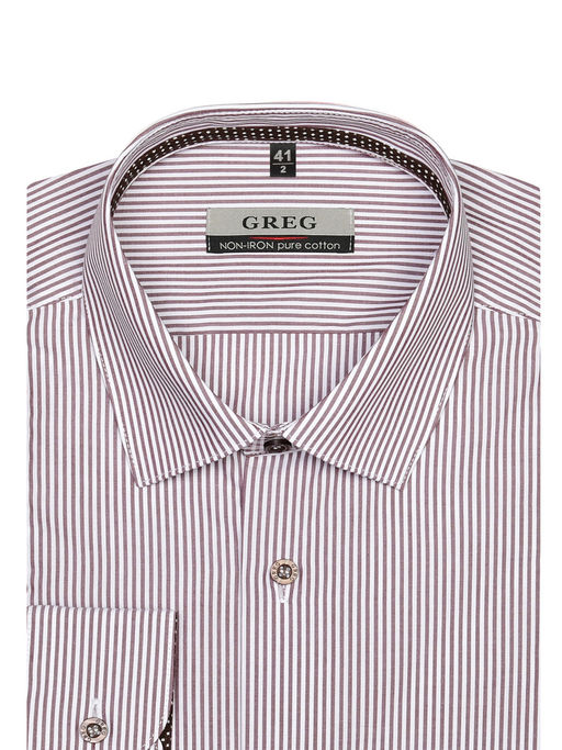 Сорочка мужская длинный рукав GREG 151/231/4121/Z/1p  фото 3