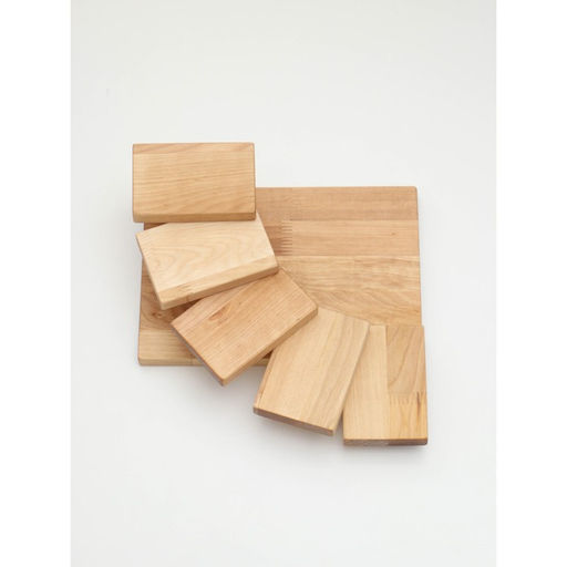 Доска для подачи с подиумами Adelica, 28×19.5×11 см, 5 ступеней, пропитана маслом, дерево берёза