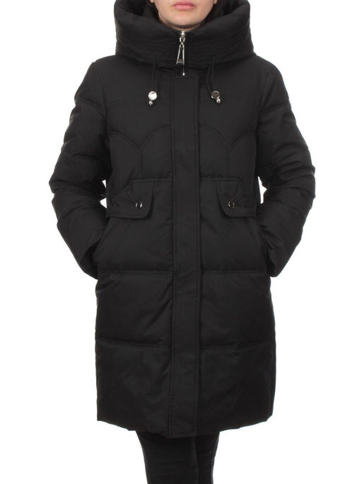 H23-629 BLACK Куртка зимняя женская (тинсулейт)