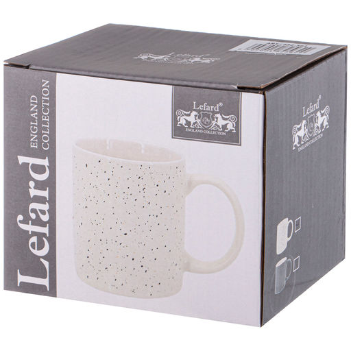 КРУЖКА БЕЛЫЙ ГРАНИТ 400 МЛ - Lefard фото 3
