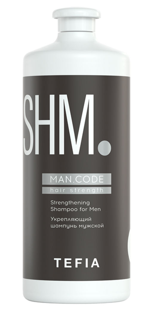 -10% Мужской укрепляющий шампунь MAN CODE, 1000 мл TEFIA