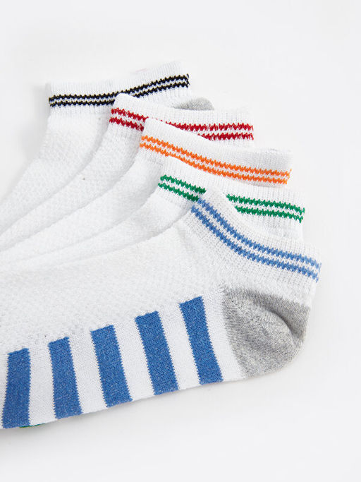 Renk Bloklu Erkek ?ocuk Patik ?orap 5li - Waikiki фото 3