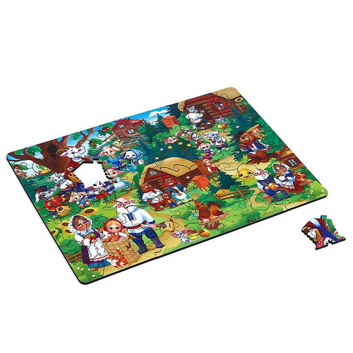 Фигурный пазл Сказочное путешествие + ребусы - Лесная мастерская фото 4